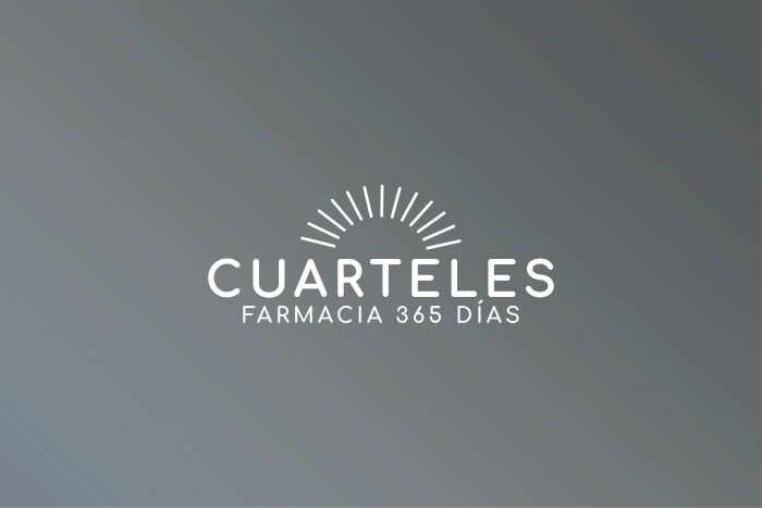 diseño logotipo farmacia CUARTELES Portada